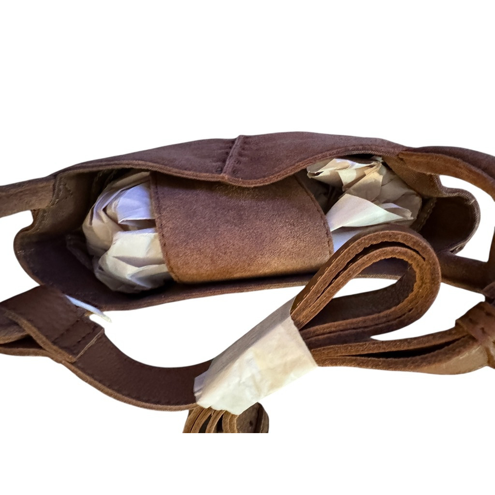 The Sak Crossbody Bag Tobacco Suede Leather, Small Crossbody - Picture 8 of 8